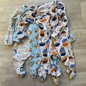 Three (3) Magnetic Me Footies